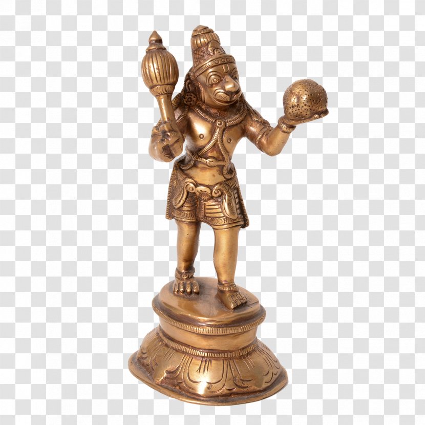 Statue Bronze Sculpture Brass - Hanuman Transparent PNG