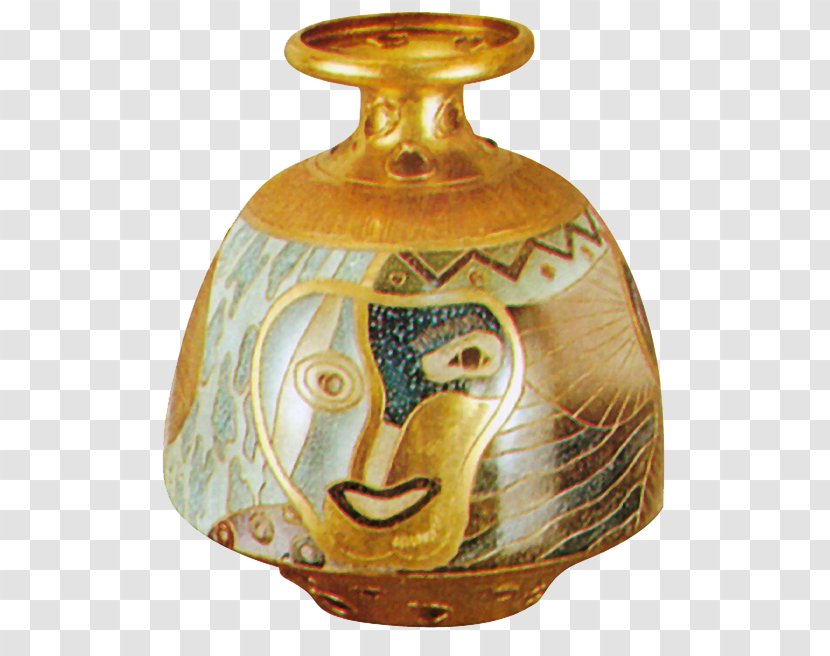 Ceramic Art Pottery Handicraft - Yellow Jar Transparent PNG