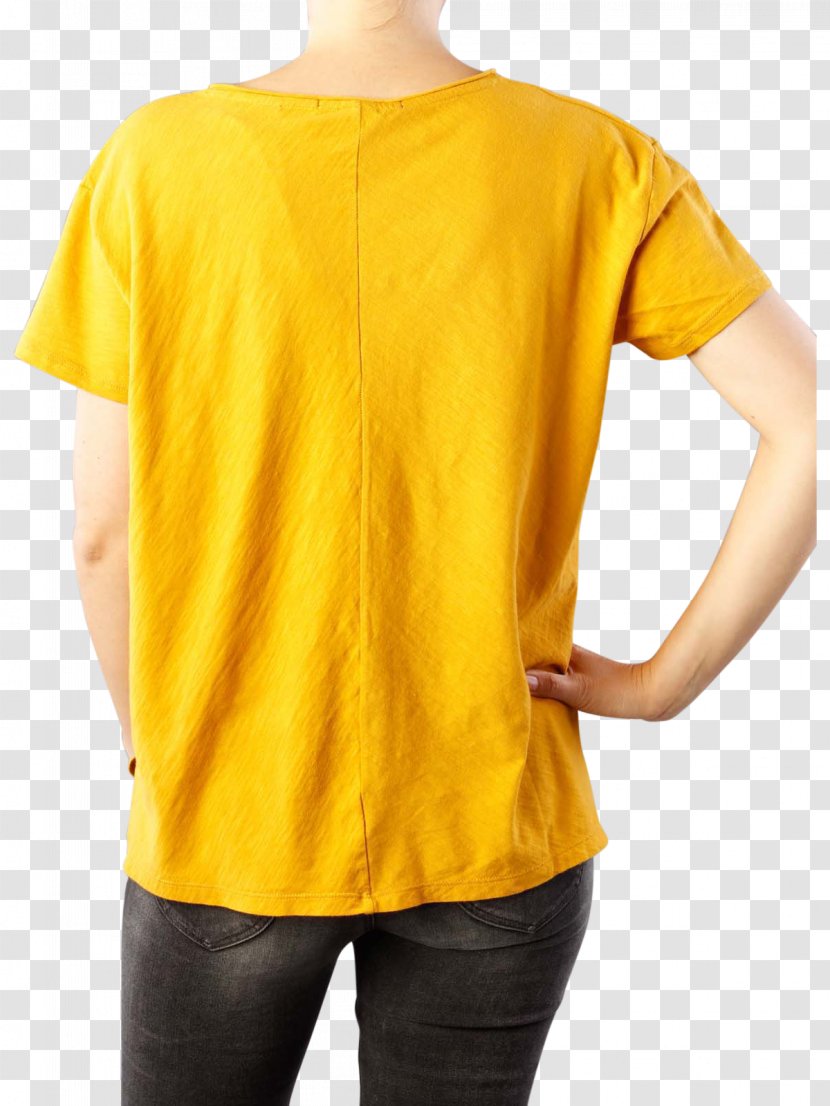 Sleeve Shoulder - Yellow Shirt Transparent PNG