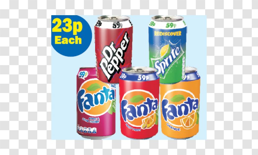 Fizzy Drinks Fanta Apple Aluminum Can - Food Additive Transparent PNG