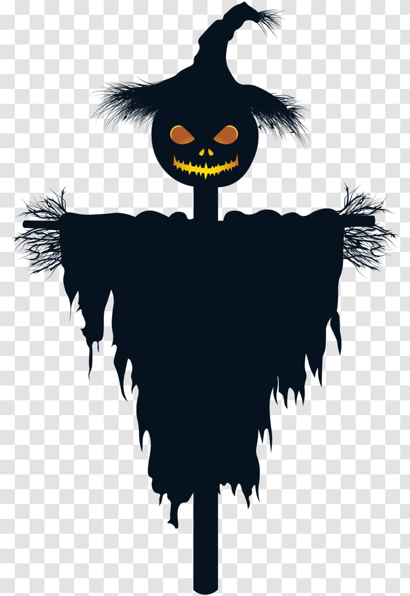 Halloween Scarecrow Jack-o'-lantern Clip Art - Can Stock Photo - Clipart Transparent PNG