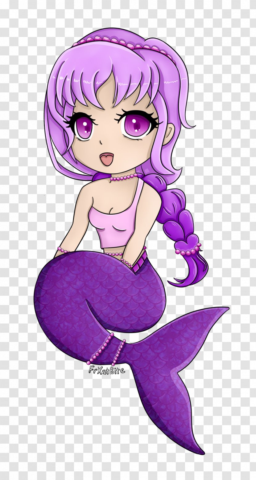 DeviantArt Drawing FrXstbite. - Silhouette - Mermaid Tail Transparent PNG