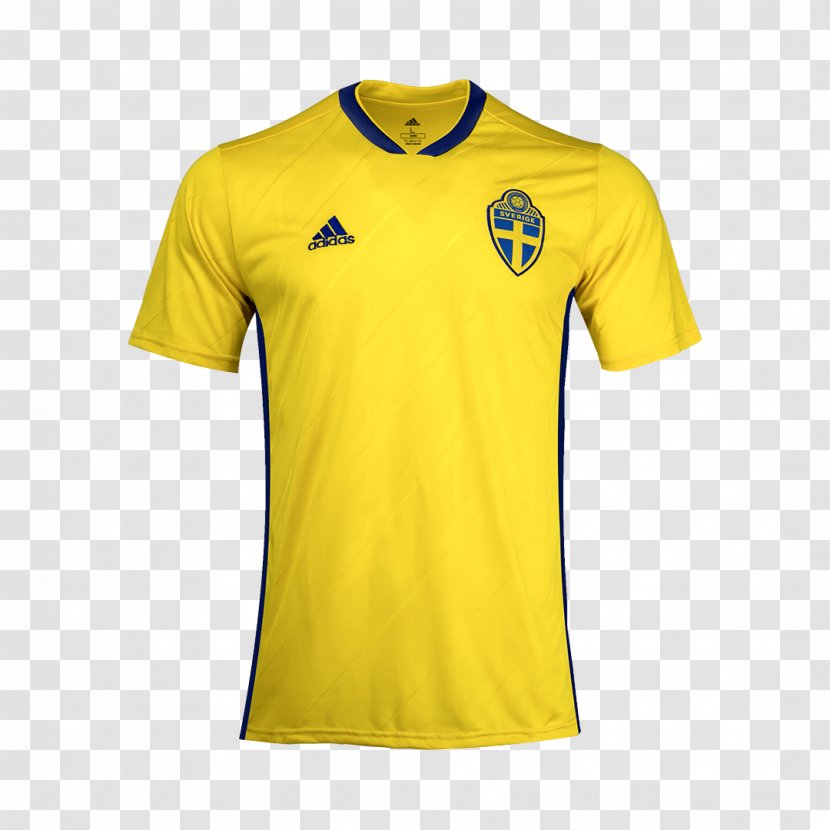 2018 World Cup Sweden National Football Team 2014 FIFA T-shirt Jersey - Active Shirt - Tshirt Transparent PNG