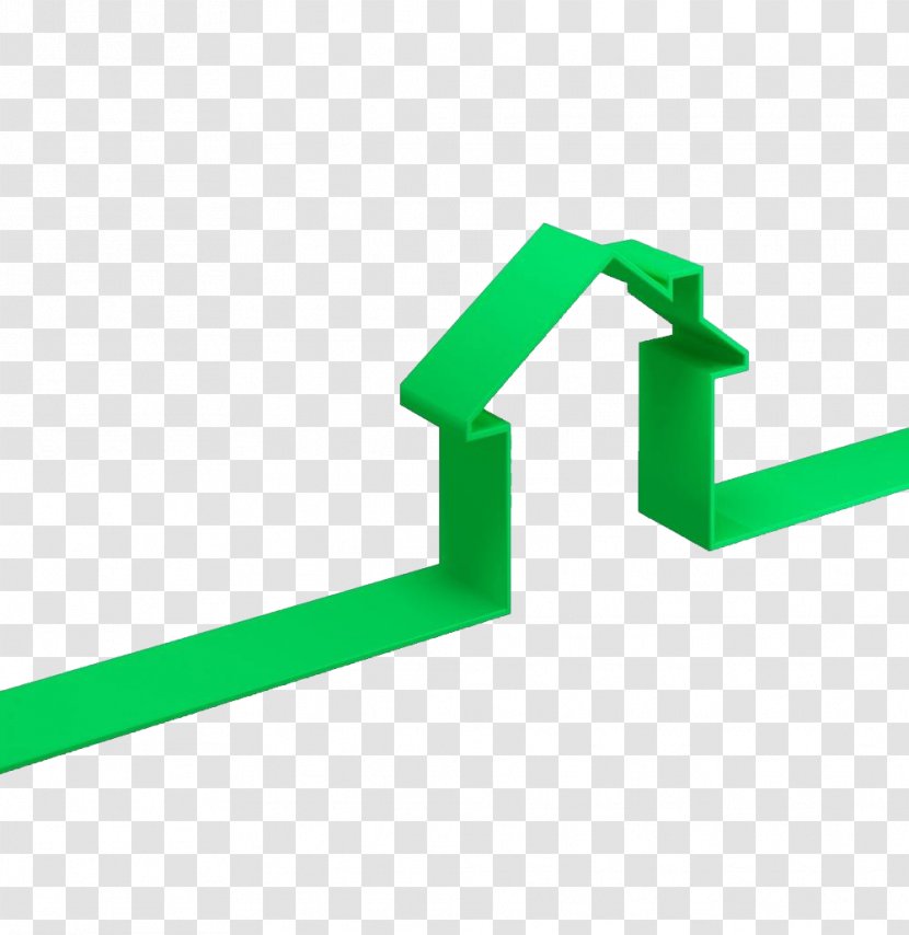 Green - Cdr - House Transparent PNG