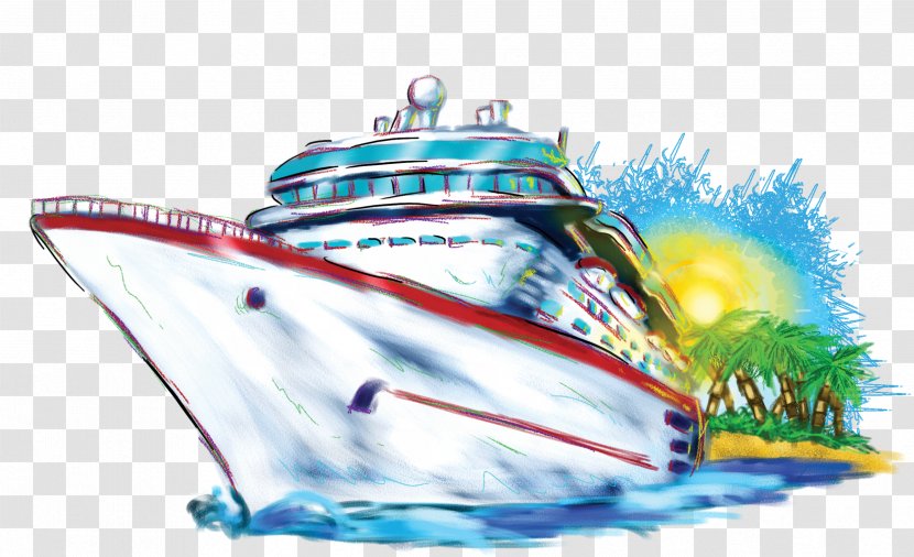 Cruise Ship Carnival Line Clip Art - Cruises Cliparts Transparent PNG