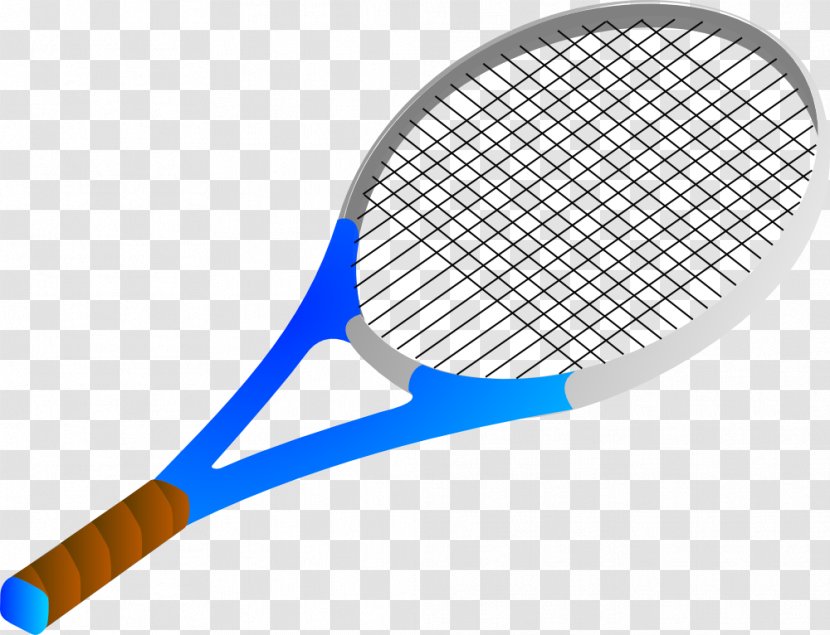 Racket Rakieta Tenisowa Tennis Clip Art - Badmintonracket Transparent PNG