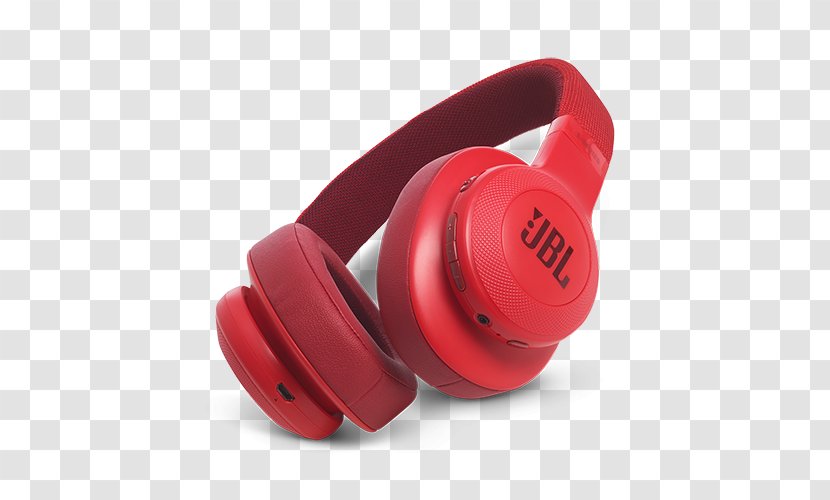 JBL E55 Headphones Wireless Sound - Red Transparent PNG