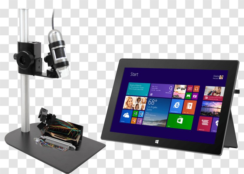 ASUS Transformer Book T100HA Laptop Microscope Asus Eee Pad Android - Cartoon - Handheld Usb Stand For Transparent PNG