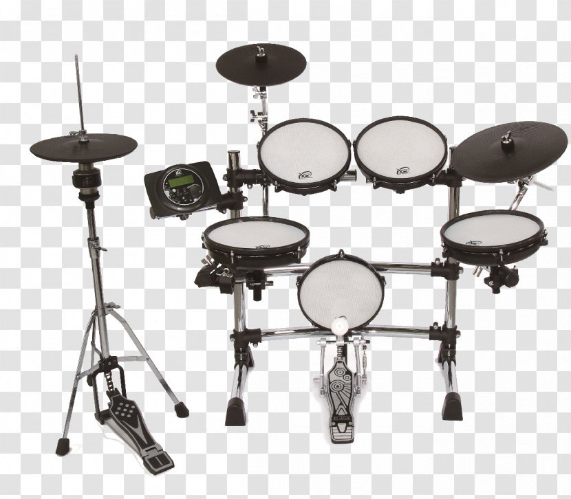 Electronic Drums Snare Tom-Toms - Watercolor Transparent PNG