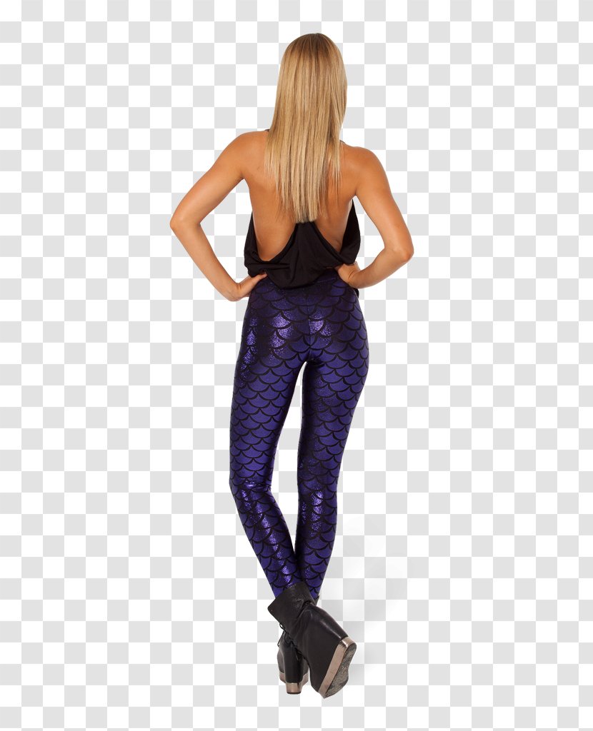 Leggings Pants Clothing Tights Jeggings - Mermaid - Shiny Transparent PNG