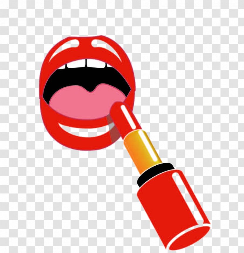 Lipstick Cosmetics Clip Art - Red - Lips Transparent PNG