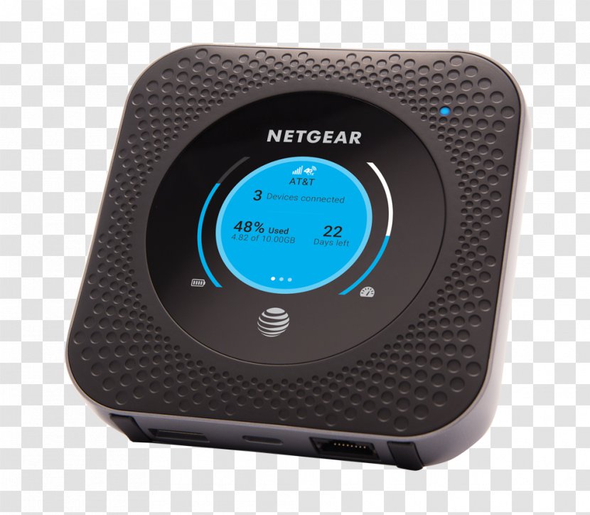 NETGEAR Nighthawk M1 WiFi Router Built-in Modem At&t LTE Mobile Hotspot With Installment MR1100 Tethering - Mifi Transparent PNG