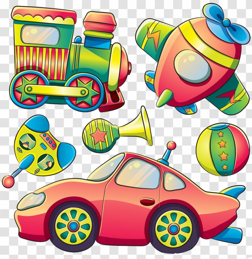 Cartoon Tire Royalty-free - Area - Toys Transparent PNG