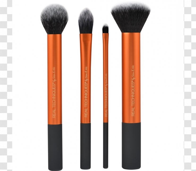 Makeup Brush Cosmetics Real Techniques Core Collection Foundation - Brand Transparent PNG