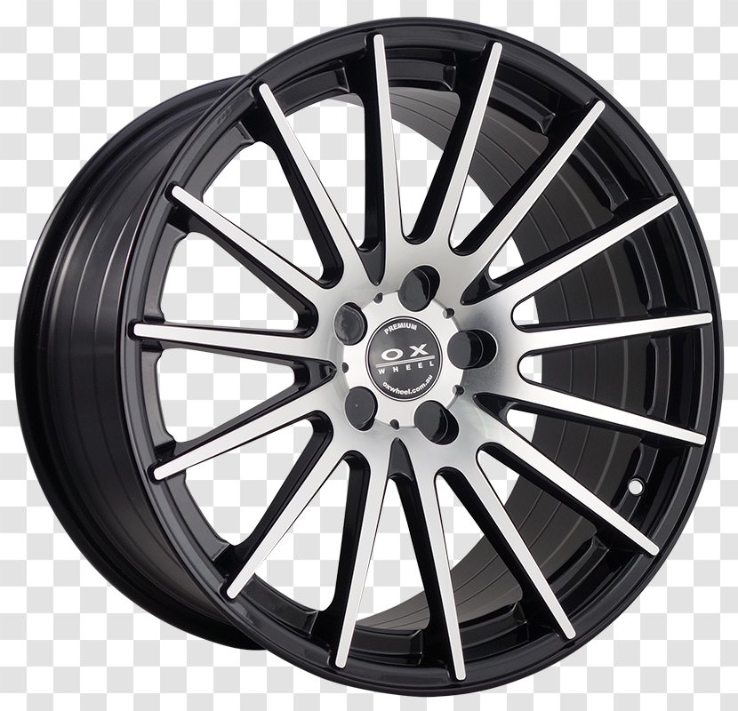 Car Alloy Wheel Tire - Black Transparent PNG
