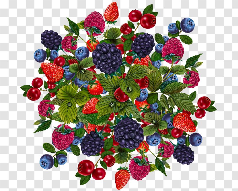 Strawberry Fruit Blueberry Dessert - Strawberries Transparent PNG