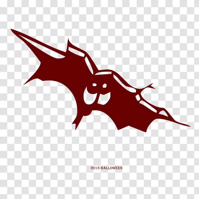 Halloween 2018 Bat. - Legendary Creature - Red Transparent PNG