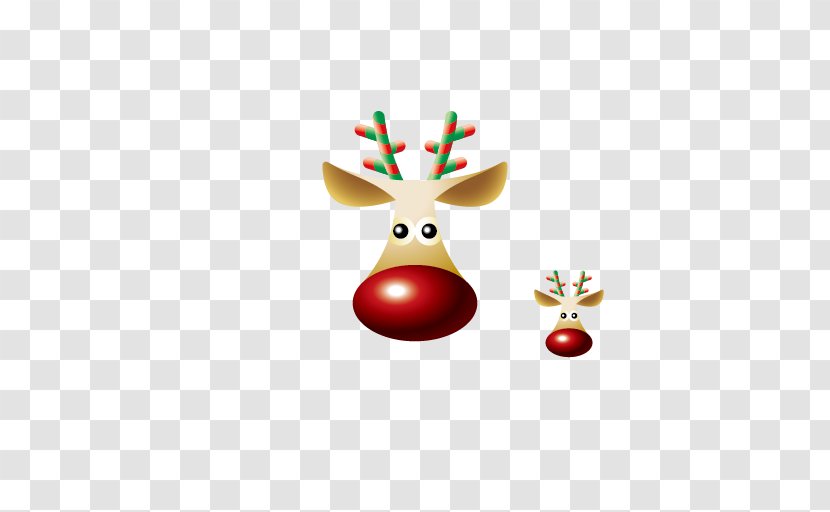 Santa Claus Reindeer Glow-in-the-dark Christmas - Deer Transparent PNG