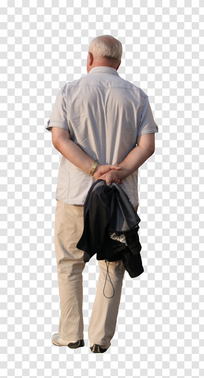 Old Age PhotoScape GIMP - Shoulder - Sitting Man Transparent PNG
