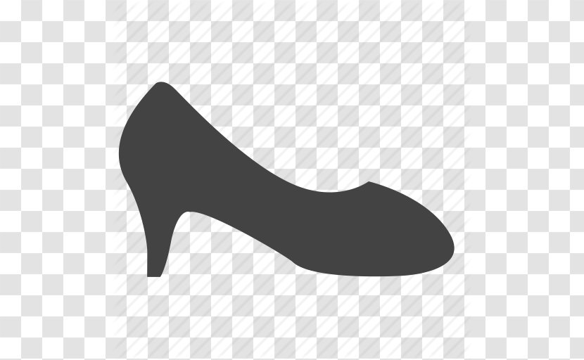 White High-heeled Footwear Shoe Pattern - Walking - Clothing Woman Icon Transparent PNG