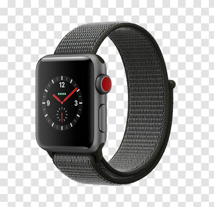 Apple Watch Series 3 Nike+ - Electronics - 42mmGPSSpace Gray Aluminum CaseAnthracite/Black Nike Sport Band 38mm Loop Smartwatch Replacement For WatchDevice Transparent PNG