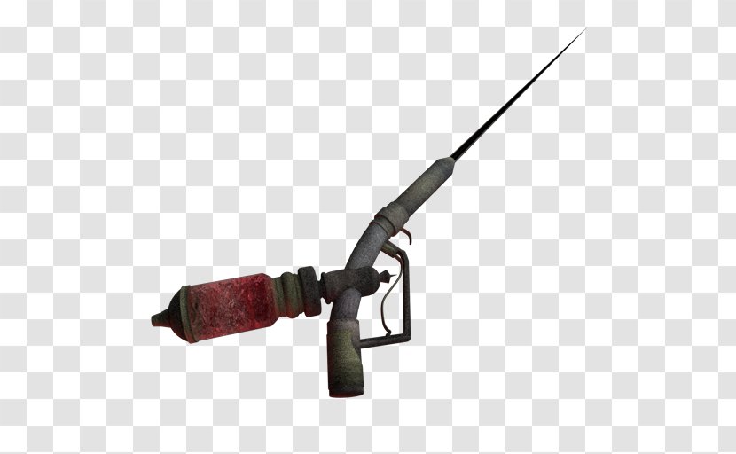 Gun Barrel Ranged Weapon Firearm Air - Cartoon - Bioshock Little Sister Needle Transparent PNG