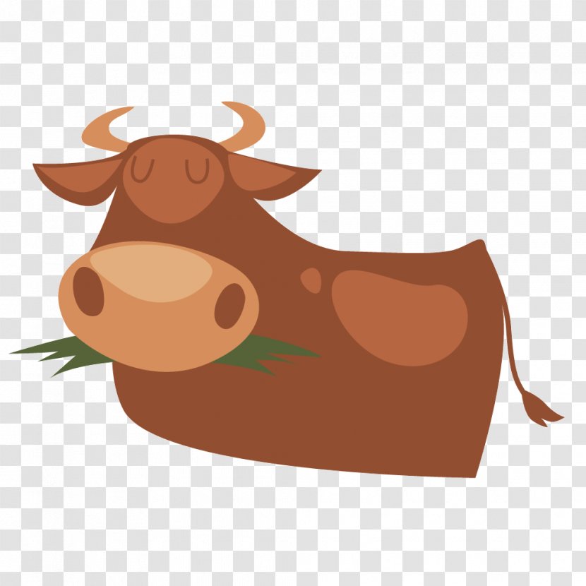 Dairy Cattle Ox - Snout - European And American Bison Graze Brown Transparent PNG