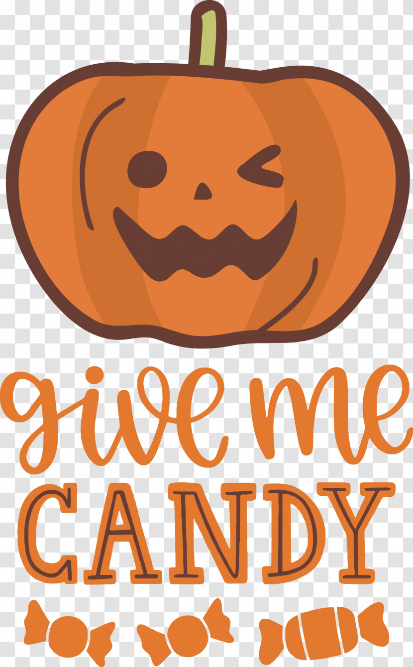 Give Me Candy Halloween Trick Or Treat Transparent PNG