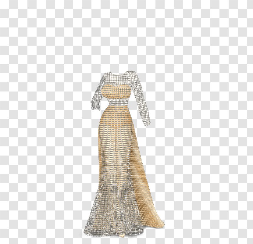 Lady Popular Dress XS Software Gown Shoulder - Runway Model Transparent PNG