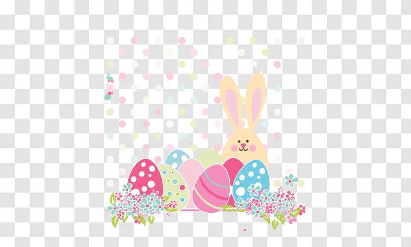 Easter Bunny European Rabbit Euclidean Vector Egg - Ornament - Eggs Album Transparent PNG