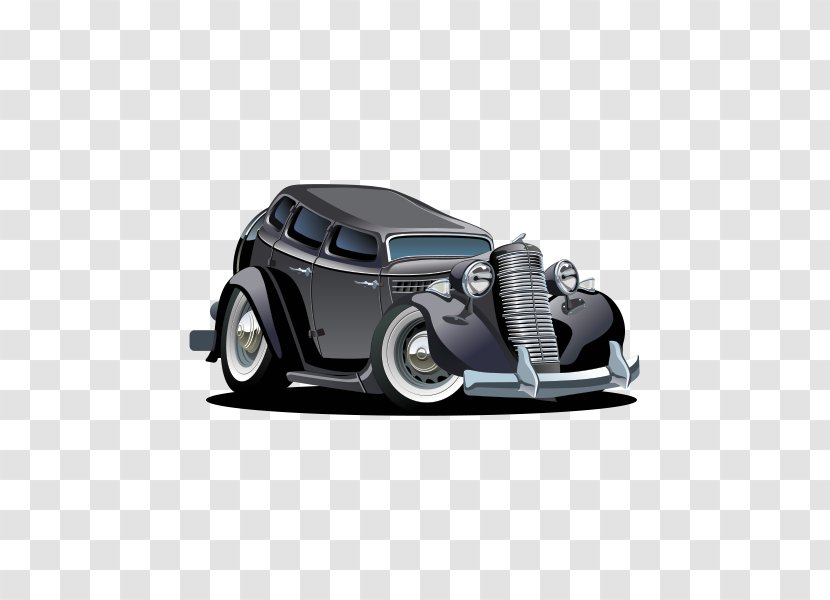 Classic Car Background - Antique - Model Sedan Transparent PNG