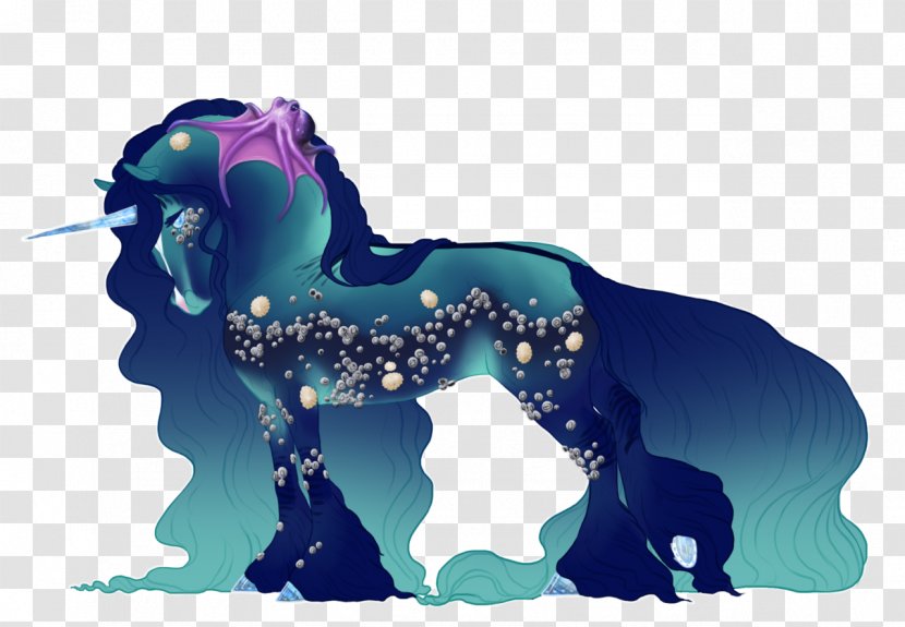 Horse Legendary Creature - Blue Transparent PNG