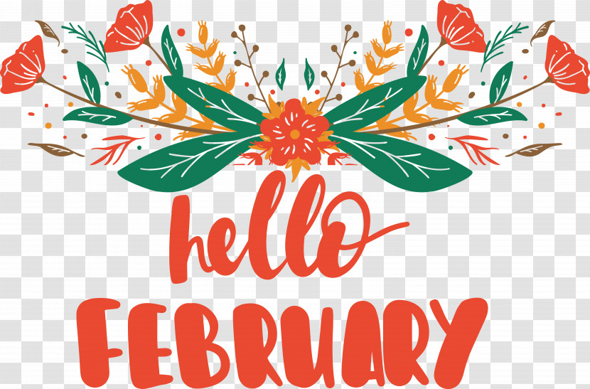 Hello February: Hello February 2020 Drawing Line Art Poster Pencil Transparent PNG
