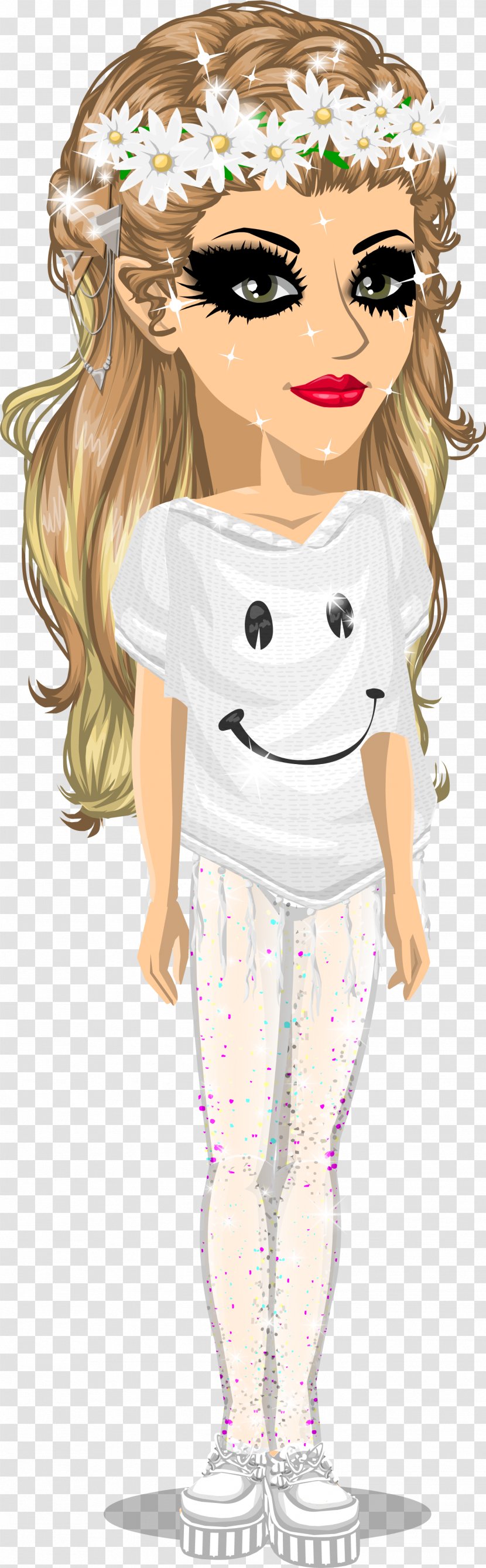 MovieStarPlanet Brown Hair Mother - Heart - Watercolor Transparent PNG