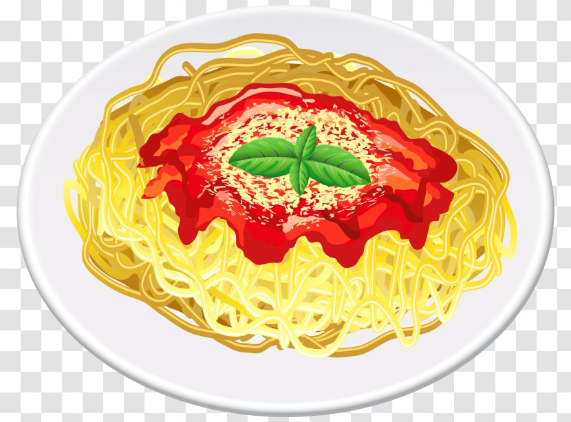 Pasta Italian Cuisine Spaghetti With Meatballs Clip Art - Macaroni - Food Transparent PNG
