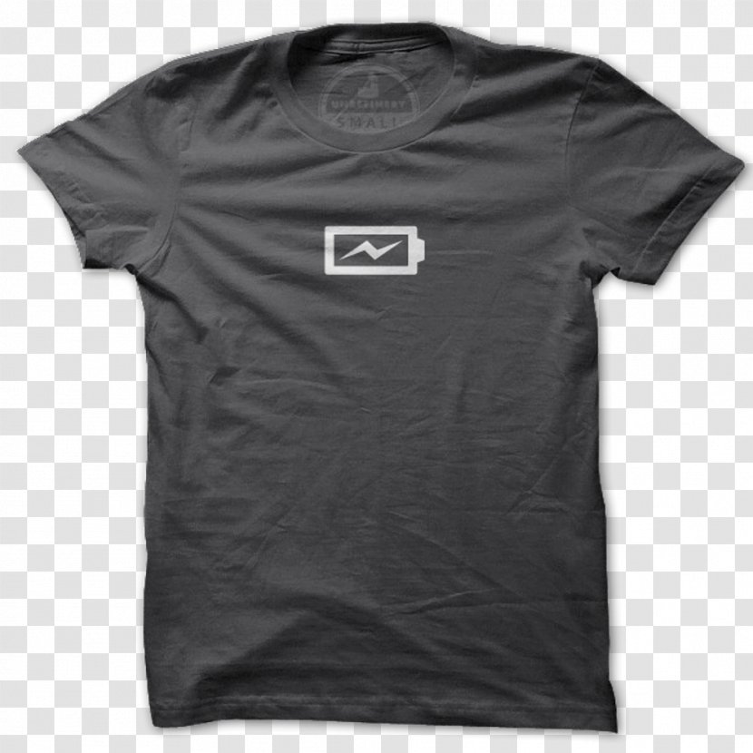 T-shirt Hoodie Crew Neck Clothing - Black Transparent PNG