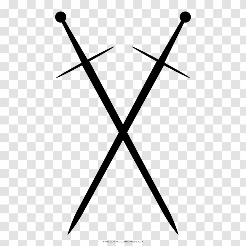 Middle Ages Crusades Sword Weapon Knight - Symbol Transparent PNG