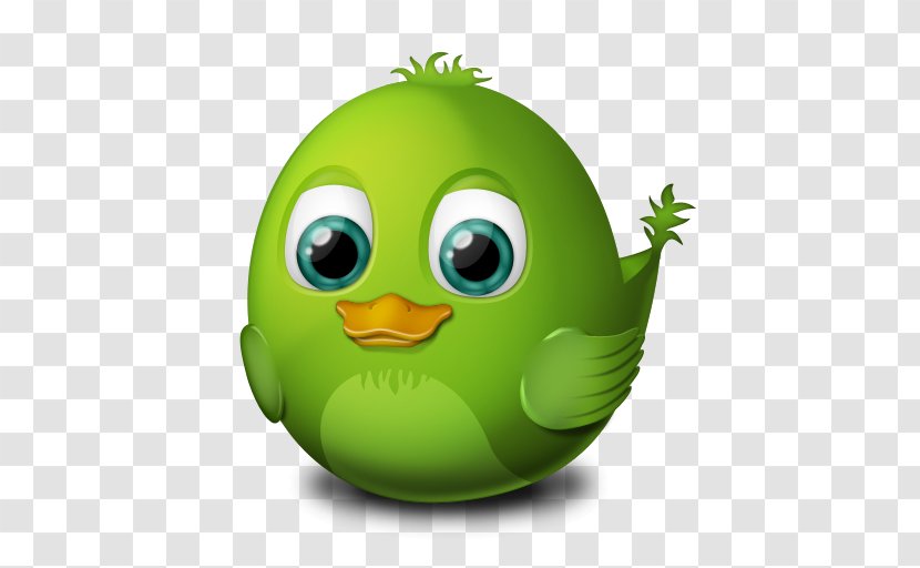Water Bird Food Smiley - Green - Audium Transparent PNG