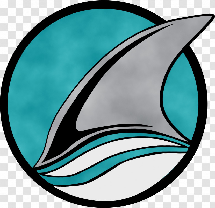 Aqua Turquoise Teal Symbol Logo Transparent PNG