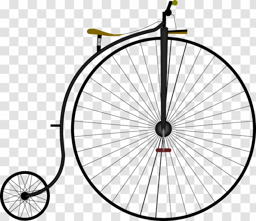 Penny-farthing Bicycle Cycling - Rim Transparent PNG