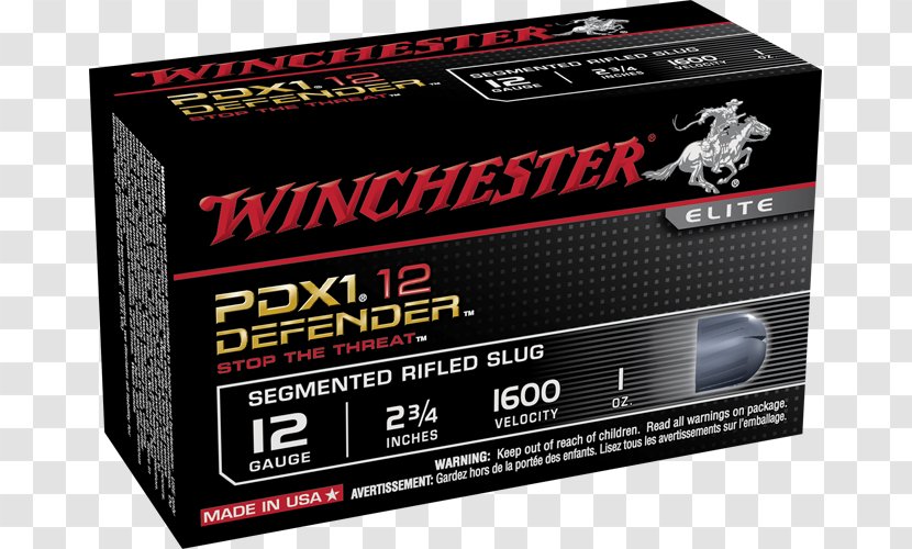 Shotgun Slug Winchester Repeating Arms Company Ammunition Calibre 12 - Tree Transparent PNG