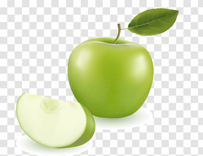 Granny Smith Natural Foods Fruit Apple Green Transparent PNG