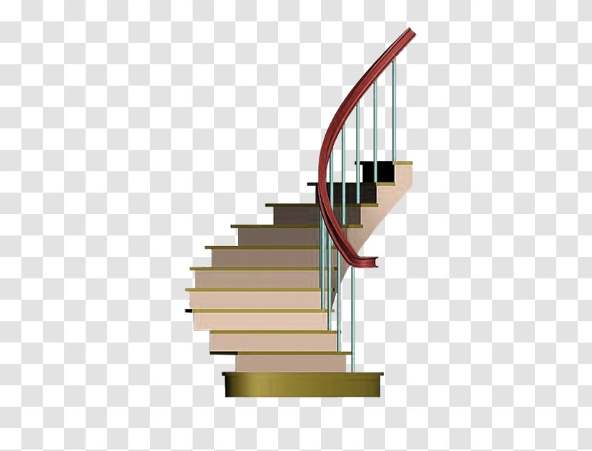 Stairs Download Designer - Ladder - Simple European Revolving Transparent PNG
