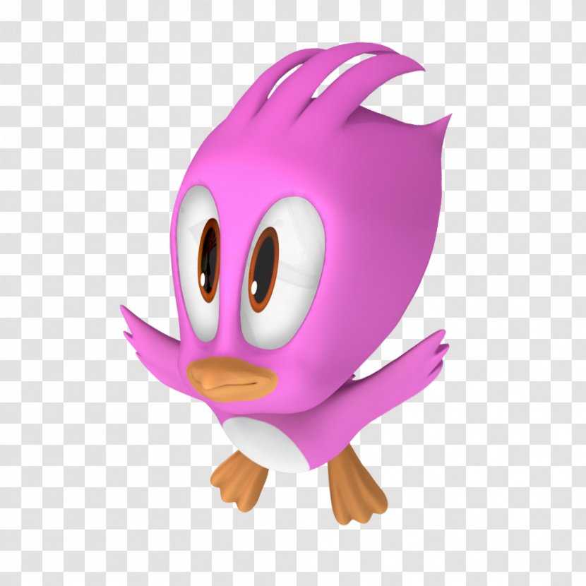 Sonic Jam 3D Flicky R Sega Saturn - Fictional Character - Ricochet Lost Worlds Transparent PNG