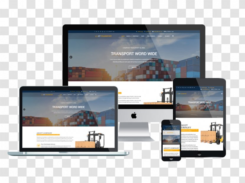 Responsive Web Design WooCommerce WordPress Theme Plug-in - Computer Monitor Transparent PNG