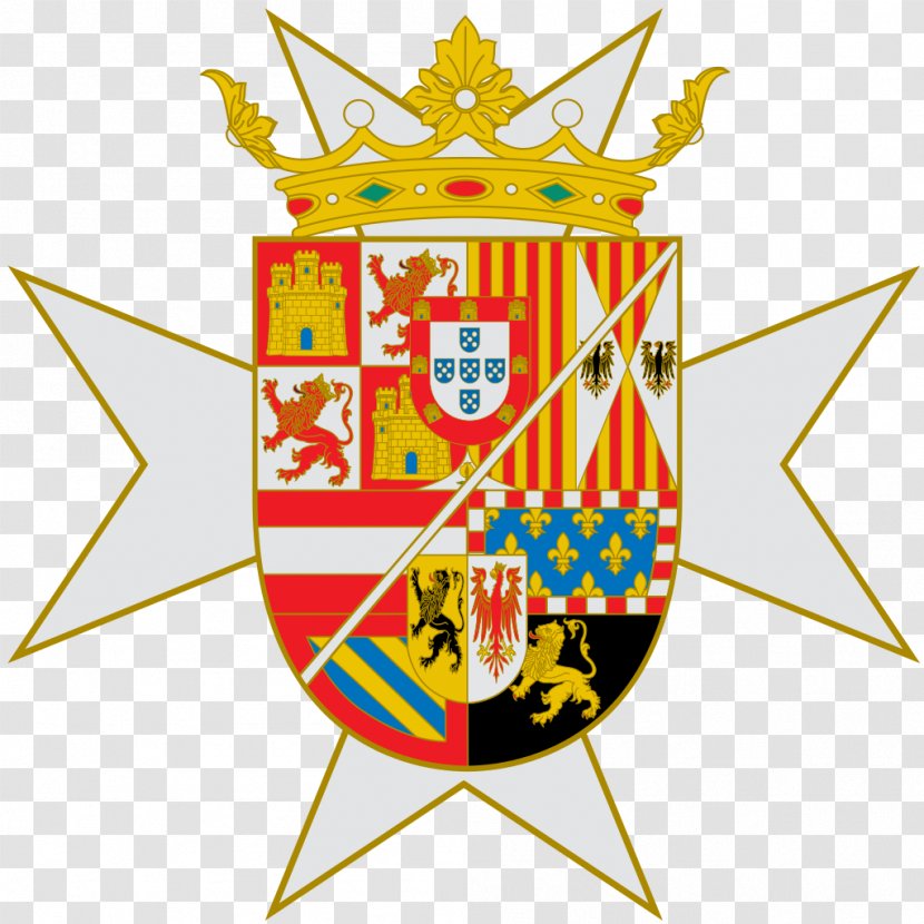 Coat Of Arms Spain Crown Aragon House Habsburg Kingdom - Crest Transparent PNG