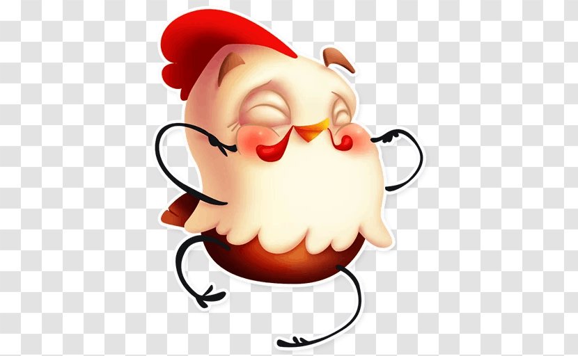 Clip Art Rooster Graphics Logo Santa Claus (M) - Fictional Character - Koko Button Transparent PNG