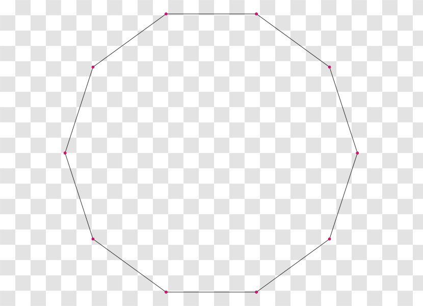 Hendecagon Regular Polygon Point Circle - Geometria Piana Transparent PNG