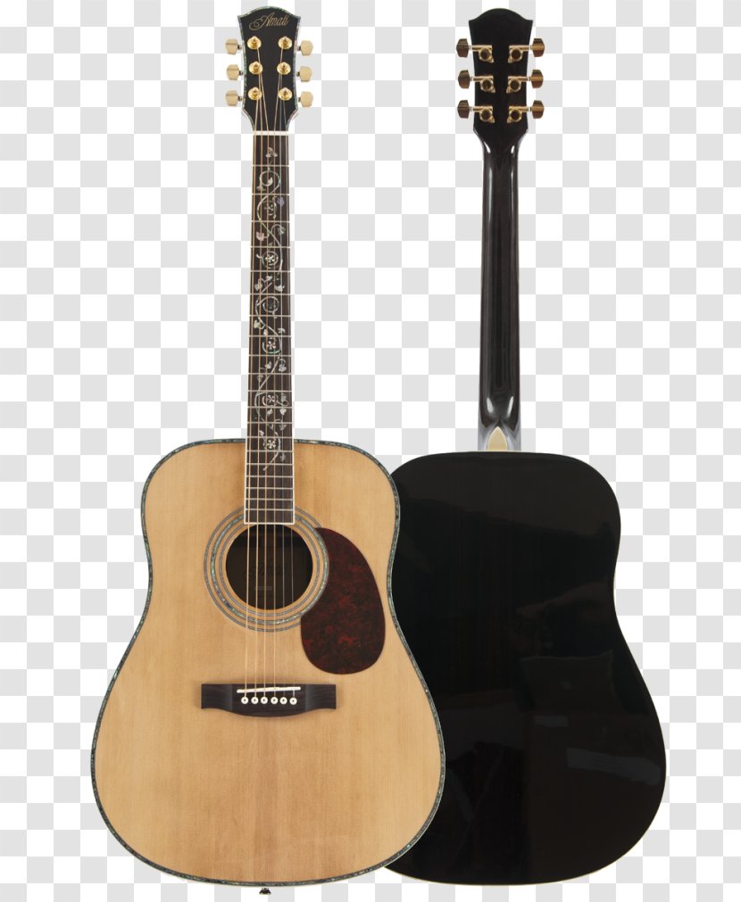 Acoustic-electric Guitar Dreadnought Cutaway Steel-string Acoustic - Heart Transparent PNG