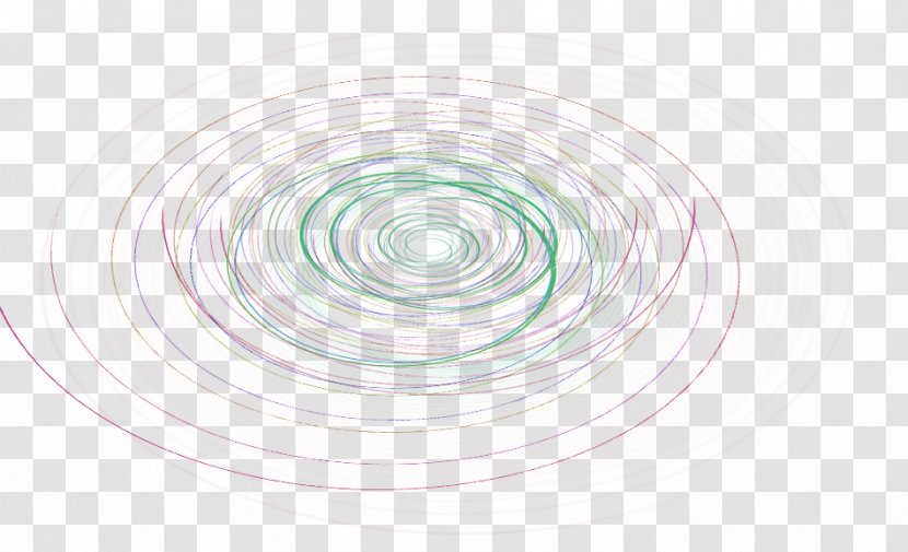 Circle Spiral - Color Line Decorative Pattern Transparent PNG